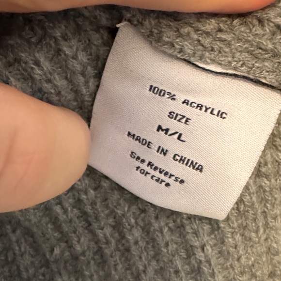 Gray Open-Front Cardigan - Picture 3 of 4